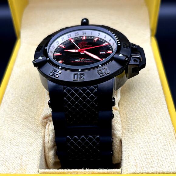 Invicta SubAqua NOMA III 13919 Mens Collector Edition GMT 500M Swiss Made NIBWT - Picture 4 of 17